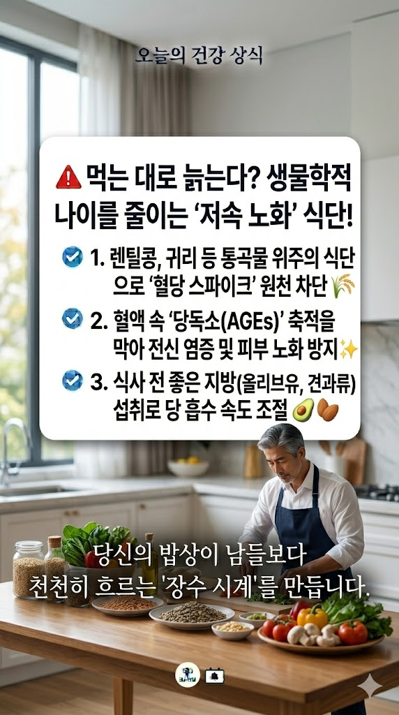 저속노화 식단